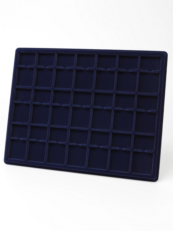  Планшет S (234х296х12 мм) на 21 ячейку (для медалей на колодках), тёмно-синий
