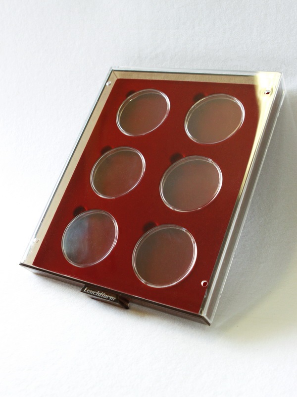 Кассета XL для 6 монет в капсулах d-74 мм