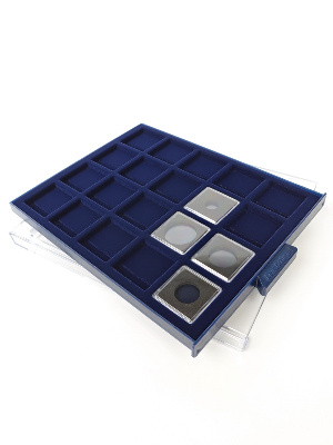 Кассета SMART для 20 монет в капсулах «Quadrum mini» (38х38х6,7 мм)