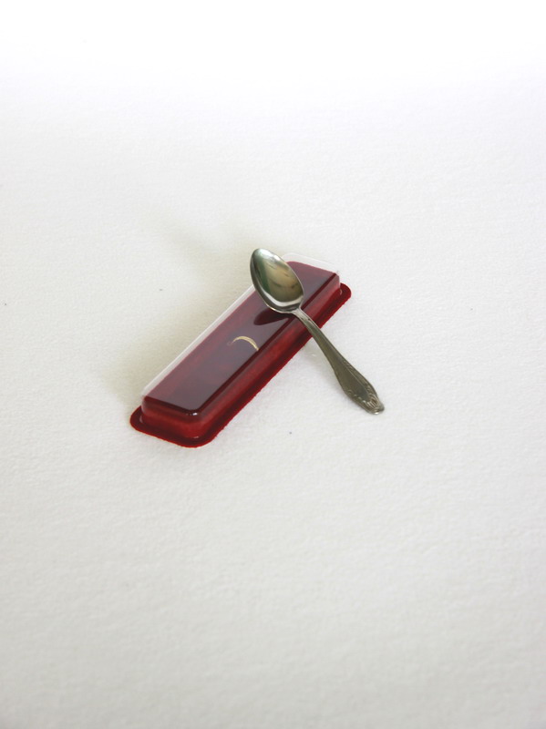  Сувенирная упаковка под кофейную ложку (33х138х16 мм), чёрный