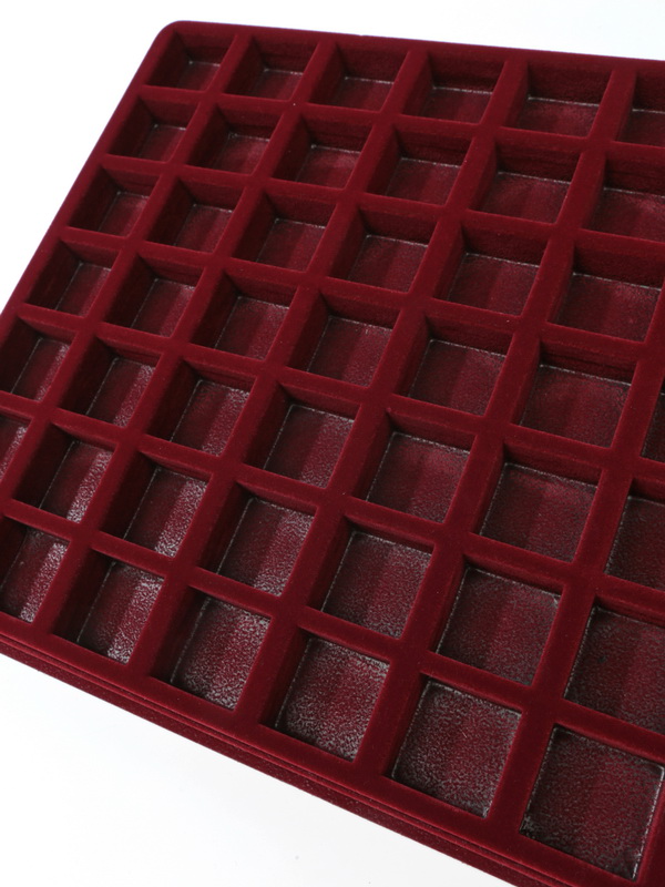  Планшет G (297х399х24 мм) на 63 ячейки (33х33х19 мм), тёмно-синий