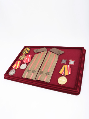 Планшет L (229х341х21 мм) на 1 ячейку (196х308х16 мм) с поролоновой вставкой