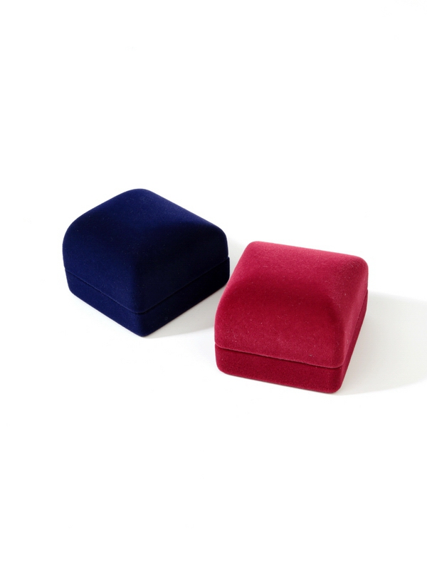  Футляр (45х50х37 мм) под значок на цанге, тёмно-синий