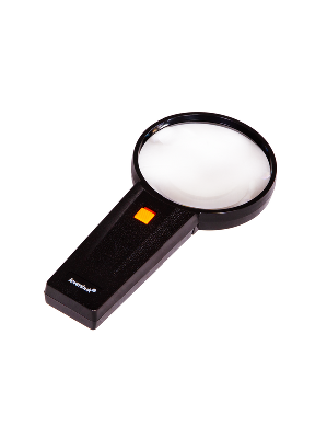 Лупа ручная, 2х и 6-кратное увеличение (90 мм / 21 мм). Levenhuk, Zeno Handy ZH39, 74062