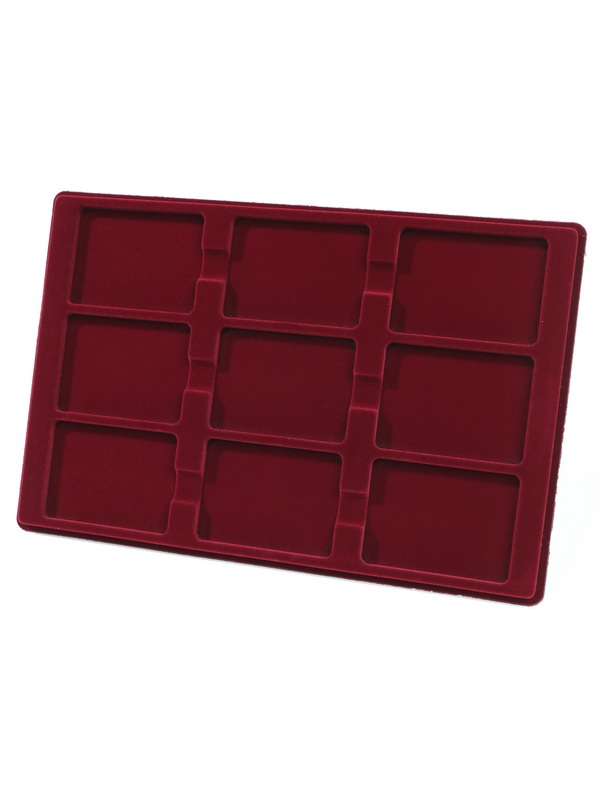 Планшет L (222х333х13 мм) для 9 слабов NGC и PCGS (63х86х8 мм)