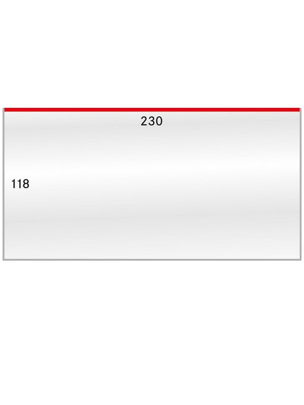 Листы-обложки для длинных писем формата DIN C6 (230х118 мм). Упаковка 50 шт. Lindner, 887LP
