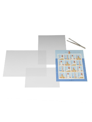 Клеммташи для почтовых блоков HAWID 148х210 мм (d), прозрачные, упаковка 10 шт, 327610