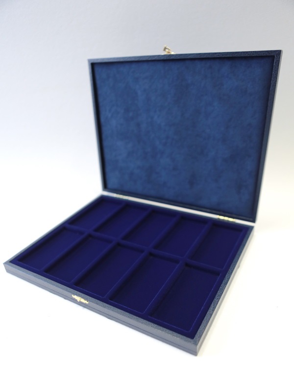 Футляр кожзам Sapfir S (298х237х33 мм) на 10 ячеек (49х101х7 мм)