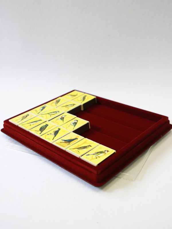  Планшет S (243х304х26 мм) под спичечные коробки, тёмно-бордовый