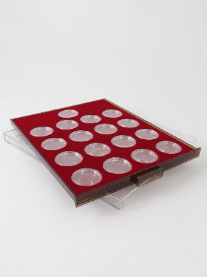 Кассета MB для 17 монет в капсулах d-44 мм. (Вид 2)