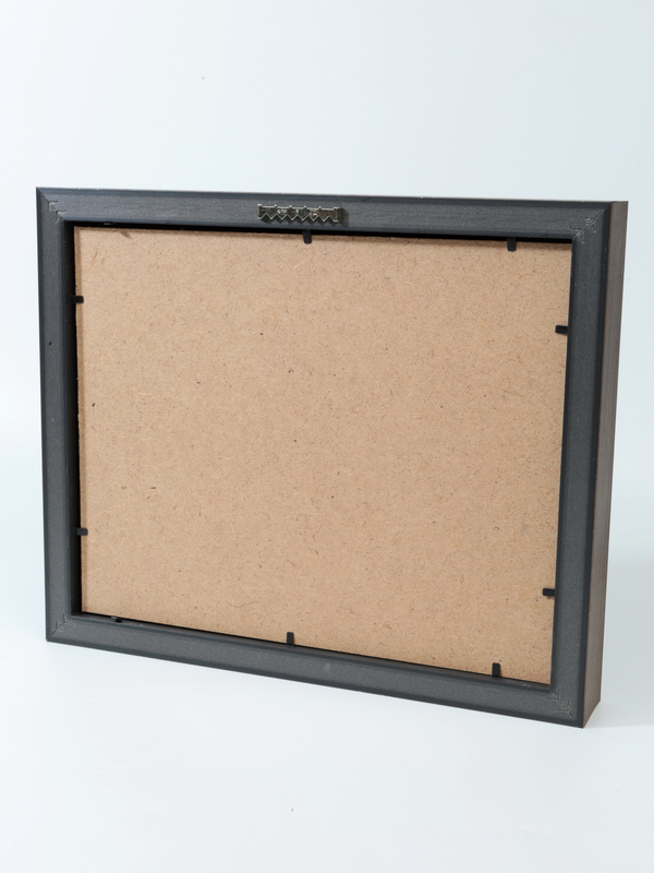  Багетная рамка G пластиковая под 1 ячейку (262х363х18 мм) с поролоновой вставкой. Вид 5, зелёный