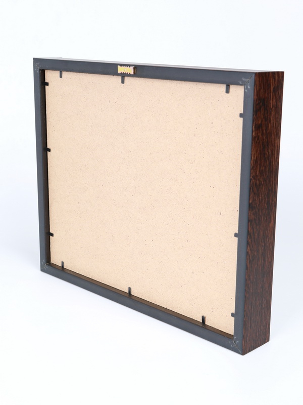  Багетная рамка S пластиковая под 1 ячейку (209х270х18 мм) с поролоновой вставкой. Вид 1, тёмно-бордовый