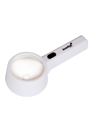 Лупа для чтения, 2х и 6-кратное увеличение (90 мм / 21 мм). Levenhuk, Zeno Handy ZH41, 74063