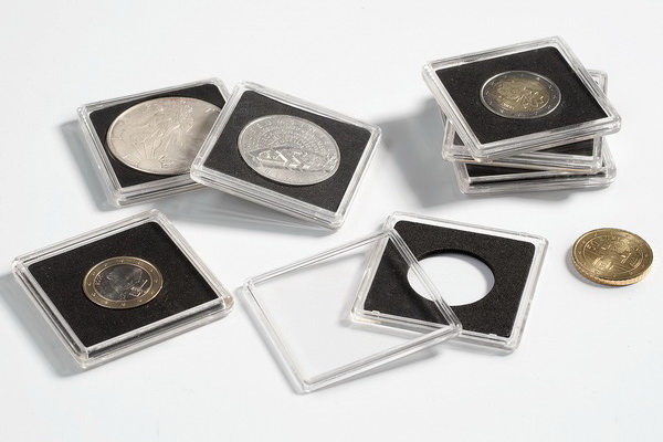 Соответствие квадратных капсул Quadrum монетам