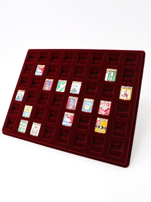 Планшет S (234х296х12 мм) под набор значков гербов городов (на булавке)