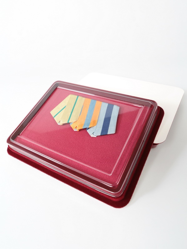  Сувенирная упаковка (181х142х22 мм) с поролоновой вставкой, тёмно-бордовый