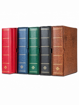 Альбом VARIO-F GIGANT (без листов) + шубер (защитная кассета). Синий. Leuchtturm, 311862