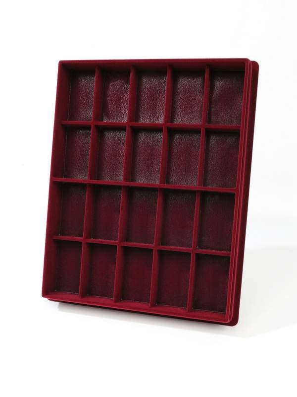  Планшет S (243х304х36 мм) для фигурок Lego, тёмно-бордовый