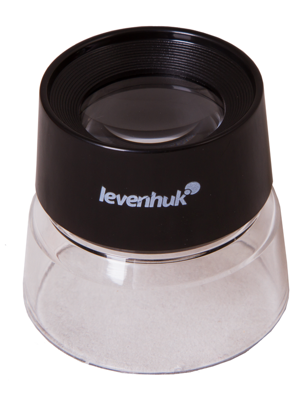 Контактная лупа, 10-кратное увеличение (25 мм). Levenhuk, Zeno Gem M1, 70434