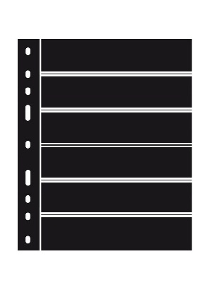 Лист-обложка OPTIMA 6S (202х252 мм) на 6 ячеек (180х35 мм). Leuchtturm, 316995/1