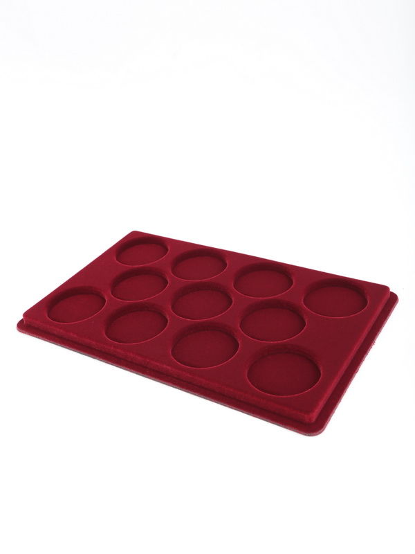 Планшет M (146х236х12 мм) для монет в капсулах d-46 мм (11 ячеек), тёмно-синий