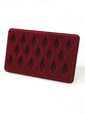 Планшет M (150х239х20 мм) на 17 знаков об окончании военного училища. Ромбы