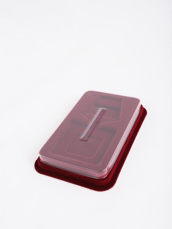  Сувенирная упаковка (86х136х22 мм) под орден на пятиугольной колодке, зелёный