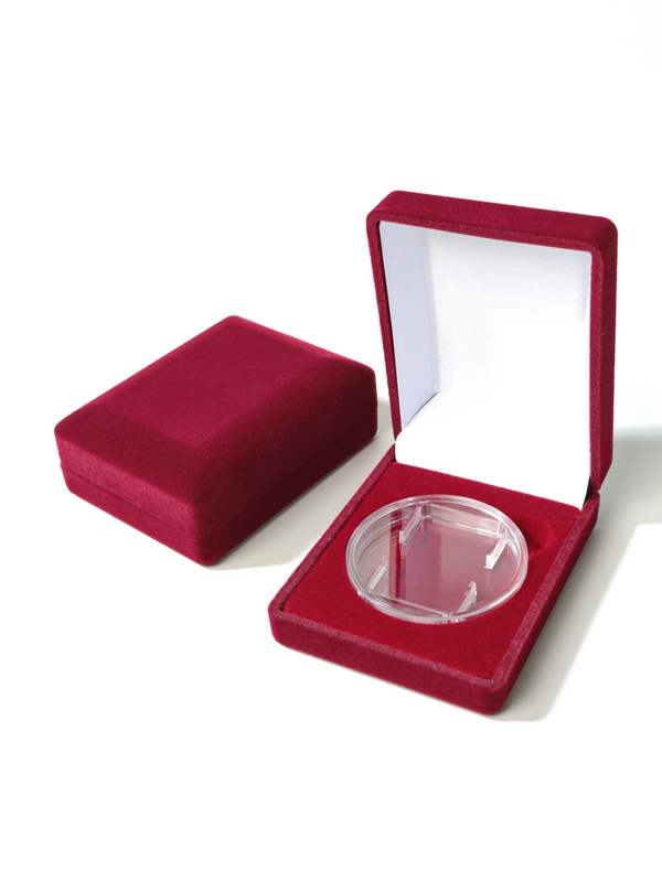 Футляр (61х79х32 мм) для одной монеты в капсуле (диаметр 46 мм)