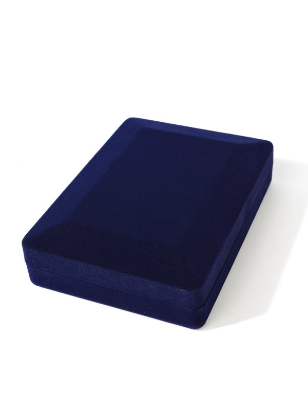  Футляр (90х124х32 мм) под медаль РФ d-37 мм с пятиугольной колодкой, тёмно-синий