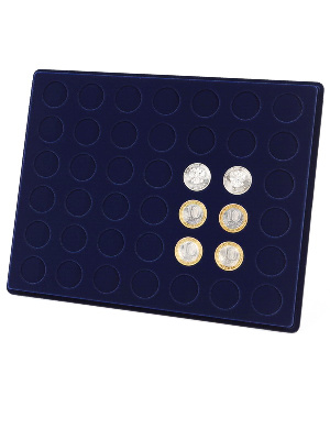 Планшет S (234х296х12 мм) для монет d-27 мм (42 ячейки)