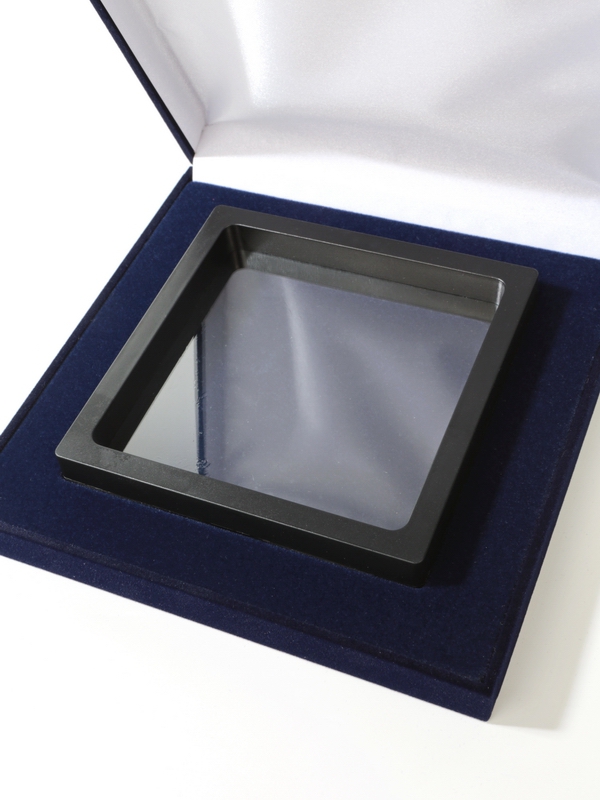  Футляр (160х160х33 мм) для дизайнерской рамки 110, тёмно-синий