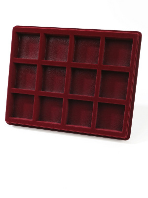 Планшет S (243х304х28 мм) на 12 ячеек увеличенной глубины (60,5х60,5х24 мм)