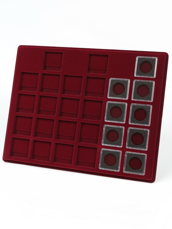 Планшет S (234х296х12 мм) для монет СССР регулярного выпуска. 1961–1991. В капсулах Quadrum Mini