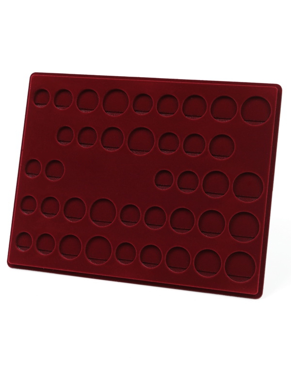 Планшет S (234х296х12 мм) для монет СССР регулярного выпуска. 1961–1966. В капсулах Leuchtturm