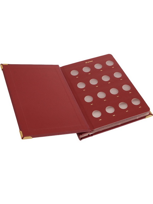 Альбом для монет СССР регулярного выпуска с 1961 по 1991 год. Группировка «по номиналам». Том 2. Альбо Нумисматико, (019-15-06) 019-22-06