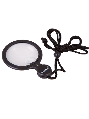 Лупа нашейная, 4х и 10-кратное увеличение (46 мм / 12 мм). Levenhuk Zeno Vizor N1, 69674