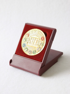 Футляр пластиковый (79х106х16 мм) для одной монеты, медали (диаметр 60 мм, глубина 5 мм)