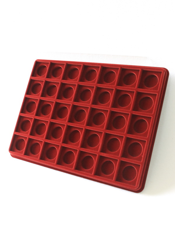  Планшет G (297х399х24 мм) на 35 ячеек (48х48х8 мм) (под знаки с винтом), тёмно-синий