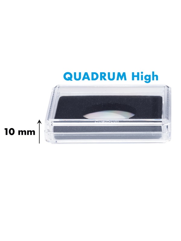Капсулы Quadrum High для монет 41 мм, толщиной 6,5 мм (в упаковке 5 шт). Leuchtturm, 365940