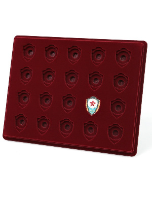 Планшет S (243х304х21 мм) для 20 знаков «Отличник Советской Армии»