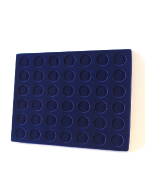 Вставка для футляров «Моя коллекция». Для монет d-27 мм (42 ячейки)