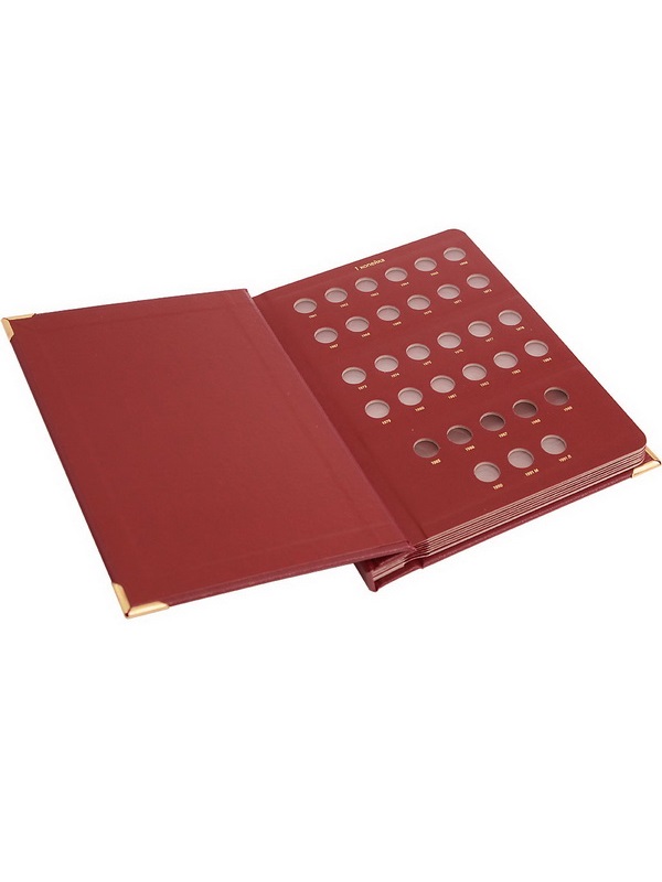 Альбом для монет СССР регулярного выпуска с 1961 по 1991 год. Группировка «по номиналам». Том 1. Альбо Нумисматико, (018-15-07) 018-22-07