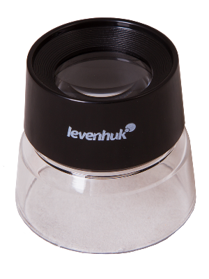 Контактная лупа, 10-кратное увеличение (25 мм). Levenhuk, Zeno Gem M1, 70434