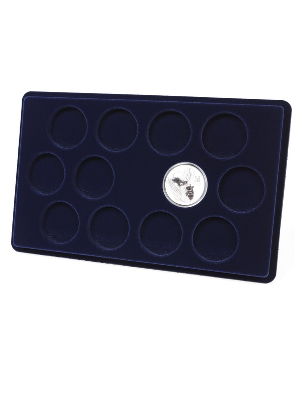 Планшет M (146х236х12 мм) для серии монет Australian Lunar Series III (50 cents, 1/2 oz silver proof) в капсулах
