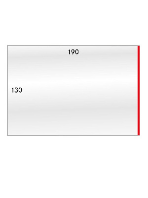Листы-обложки для крупных объектов (190х130 мм). Упаковка 50 шт. Lindner, 885P