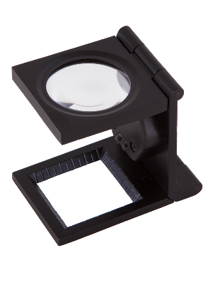 Лупа настольная металлическая, 6-кратное увеличение (30 мм). Levenhuk, Zeno Desk D0, 71205