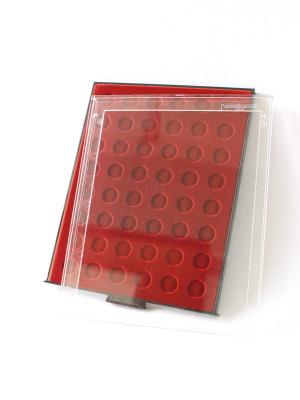  Кассета МВ для монет d-22 мм, светло-бордовый