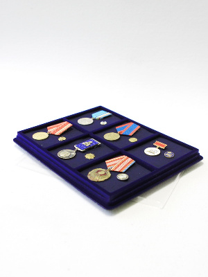 Планшет S (243х304х21 мм) на 6 ячеек (85х100х16 мм) (с поролоновой вставкой)