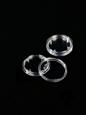 Капсулы для монет Mini 22 мм (внешний диаметр 33 мм), в упаковке 10 шт