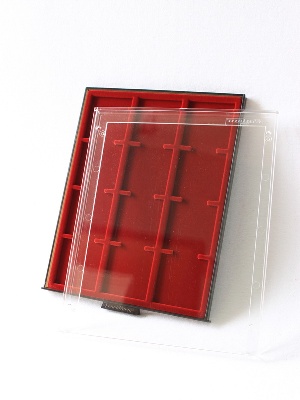 Кассета МВ на 12 ячеек под пластиковые капсулы для памятных монет СССР (64х64х6 мм)